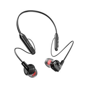 Premium Sovo Platinum Wireless Neckband SNB-410 with deep bass, long battery life, and IPX5 water resistance for music lovers and professionals.